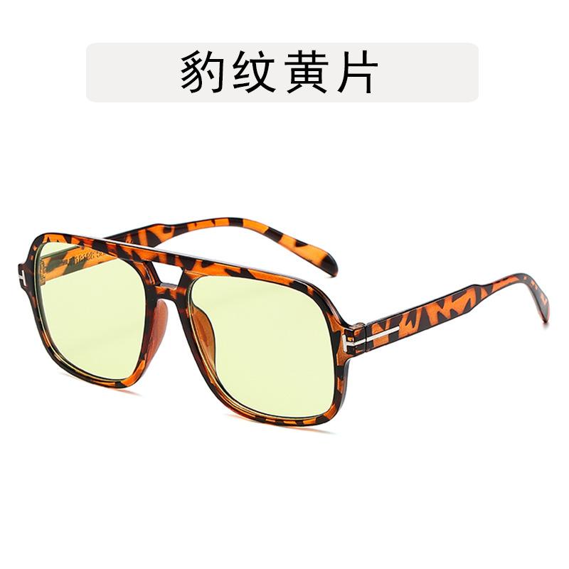 European American Style Sunglasses Women Pilot Shape Double Bridge Women's Glasses Vintage Stylish Men Sunglass