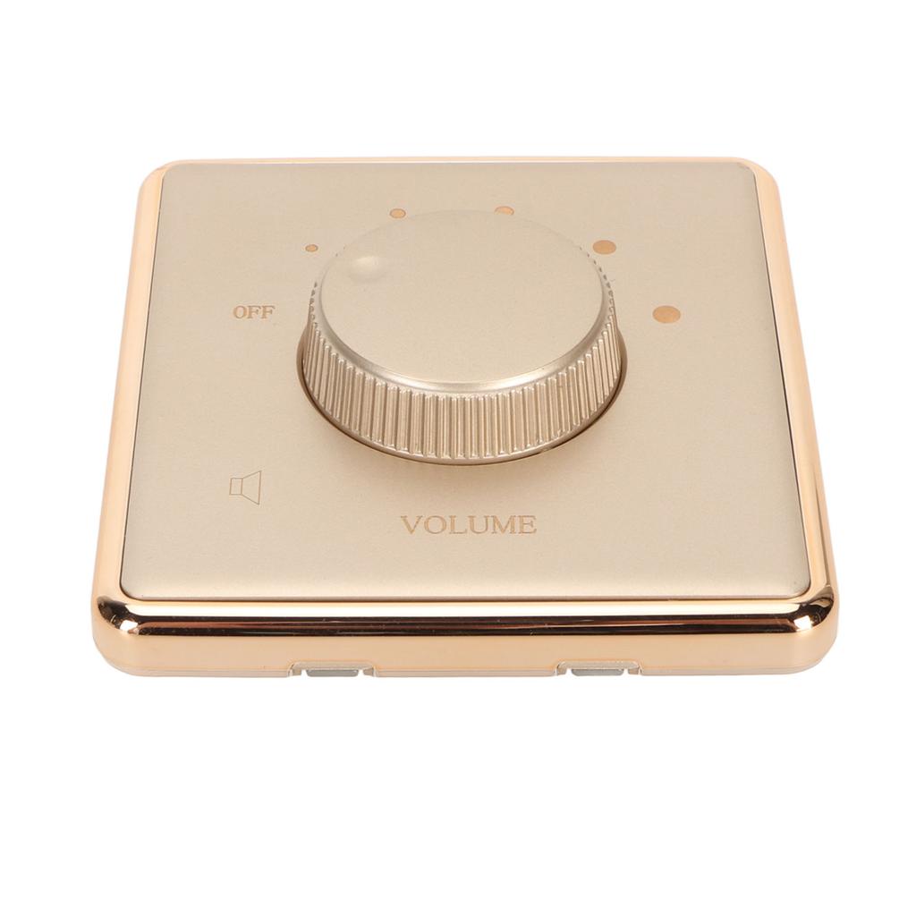 Wall Mount Volume Control Knob 10W Volume Control Wall Plate Knob Volume Controller for Home Speakers