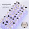 Spiral Oil-Drip Pearl Eyelash Brush, Ultra-Fine Combing Soft-Bristle Makeup Eyebrow Brush, Non-Disposable Eyelash Comb Makeup Brush