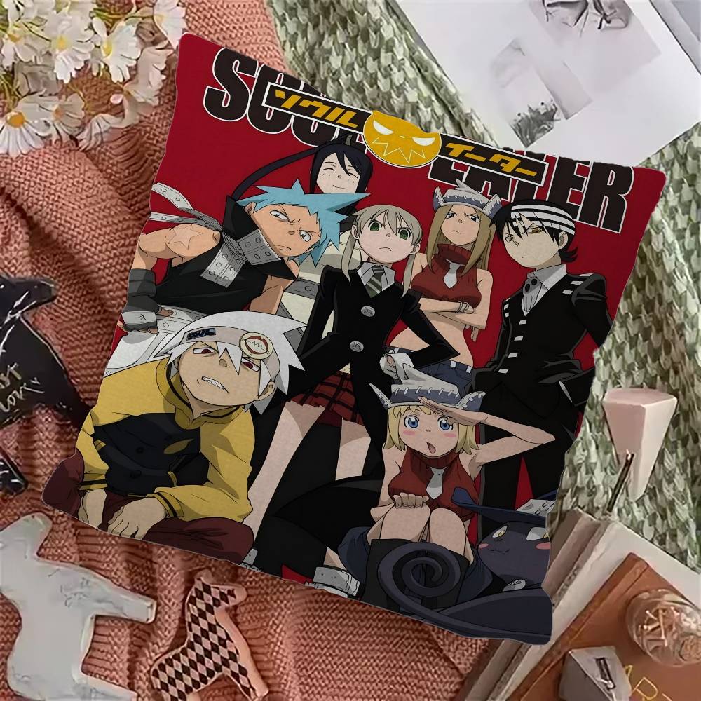 S-Soul E-Eater Кленовый Дизайн Наволочка Счастливый Осенний Урожай Декор Праздничный Декор Наволочка 12x12Inch