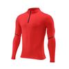 Men's Spring Quick Dry Long Sleeve Half-Zip Fitness Running Shirt