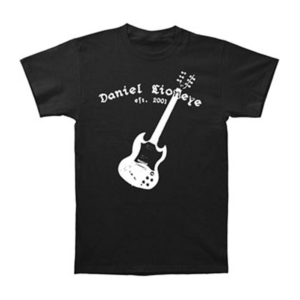 Men s Daniel Lioneye Vintage Guitar T-shirt X-Large Black 2XL