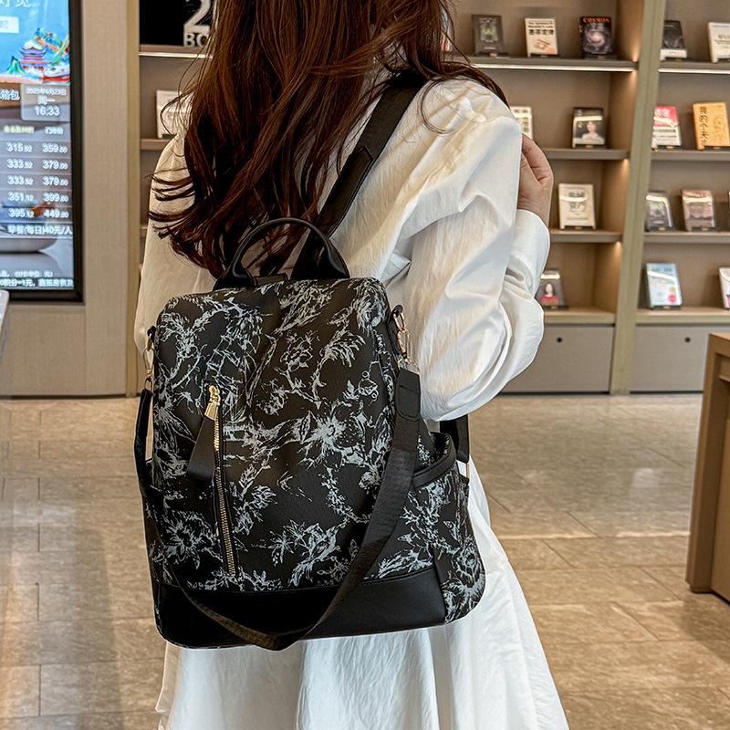 Printed Backpack Women's Large Capacity Backpack