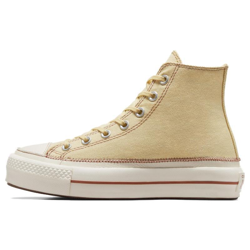 Converse Chuck Taylor All Star Comfortable & Stylish High Top Espadrilles Women's Beige