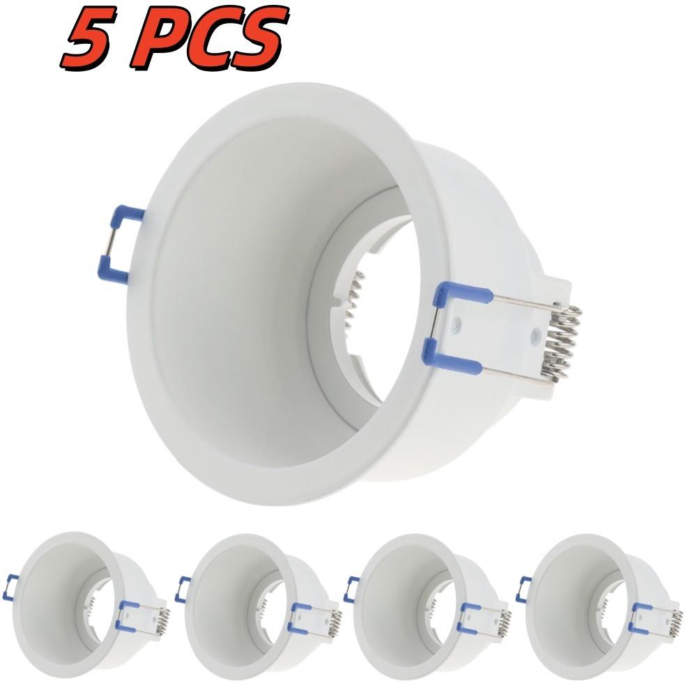 

5/10 Pcs Recessed LED Ceiling Downlight Bracket Spotlight Frame Socket GU10/MR16 Lamp Holder Fitting Fixture