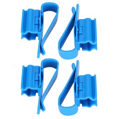 4pcs Water Pipe Fixed Clamp Multifunction Plastic Fish Tank Aquarium Hose Holder