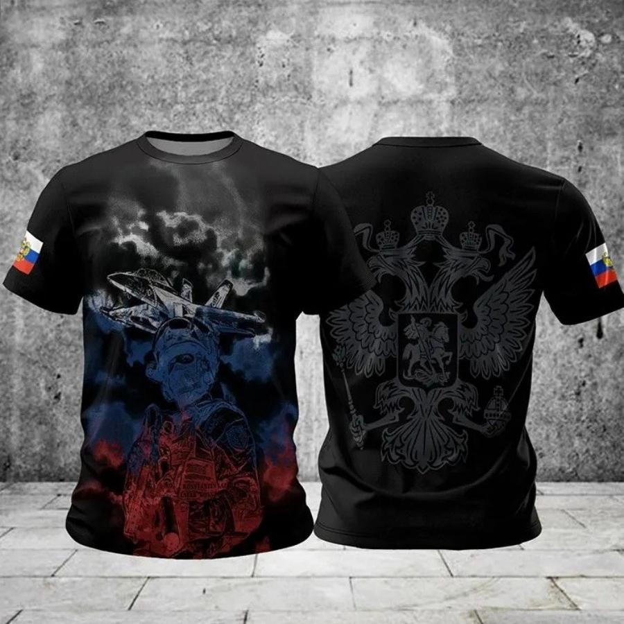 Men's 3D Printed T-Shirt Short Sleeve O-Neck Pullover Casual Top