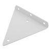 Wall Mounted Triangle Bracket White 1pcs Black Furniture