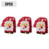 1-20PCS 2025 Christmas Gift Bag Creative Felt Cloth Children Candy Gift Bag Christmas Eve Handheld Portable Apple Bag