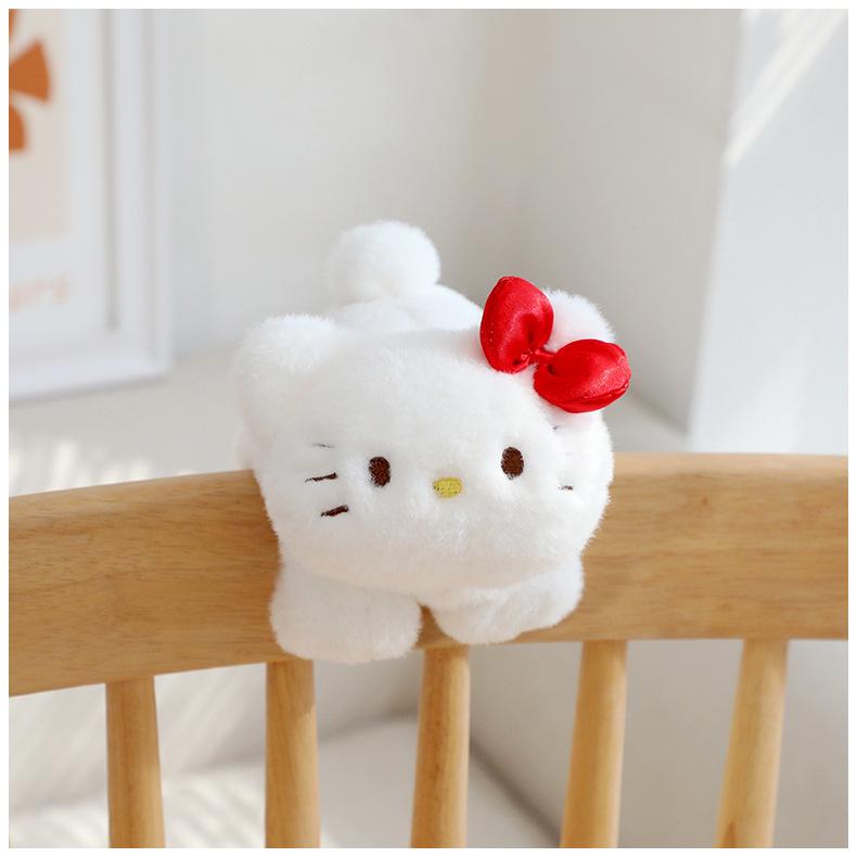 Adorable Japanese Style Cartoon Slap Bracelet & Plush Doll Curtain Holder 