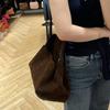 Early Autumn New Niche Design Cloud Bag Frosted Cowhide Dumpling Bag Retro Leather Bag High-end Messenger Bag