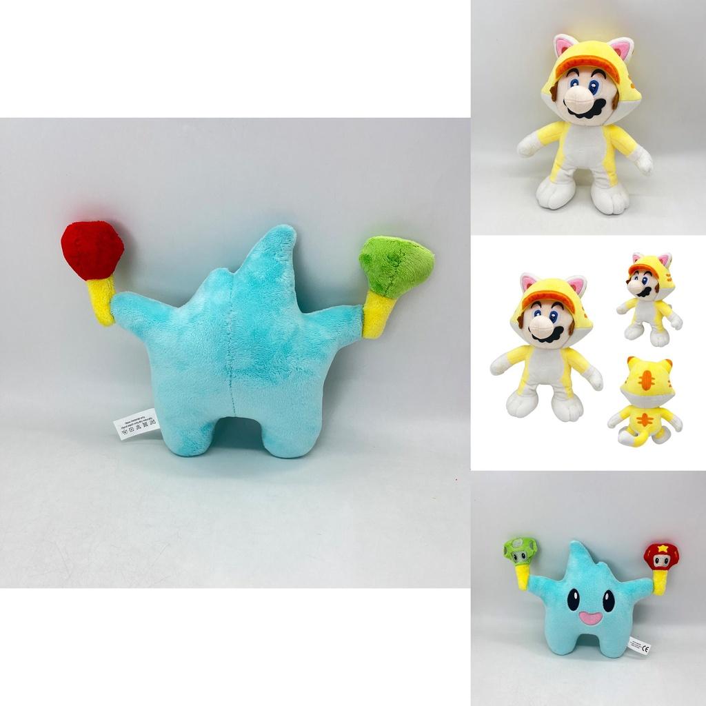 Cat Mario Plush Toy Soft And Adorable Stuffed Animal For Kids And Collectors