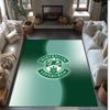 Hibernian FC Fußballmuster Weicher Teppich Rutschfeste Indoor-Bodenmatte Sportdekorationsmatte für Schlafzimmer