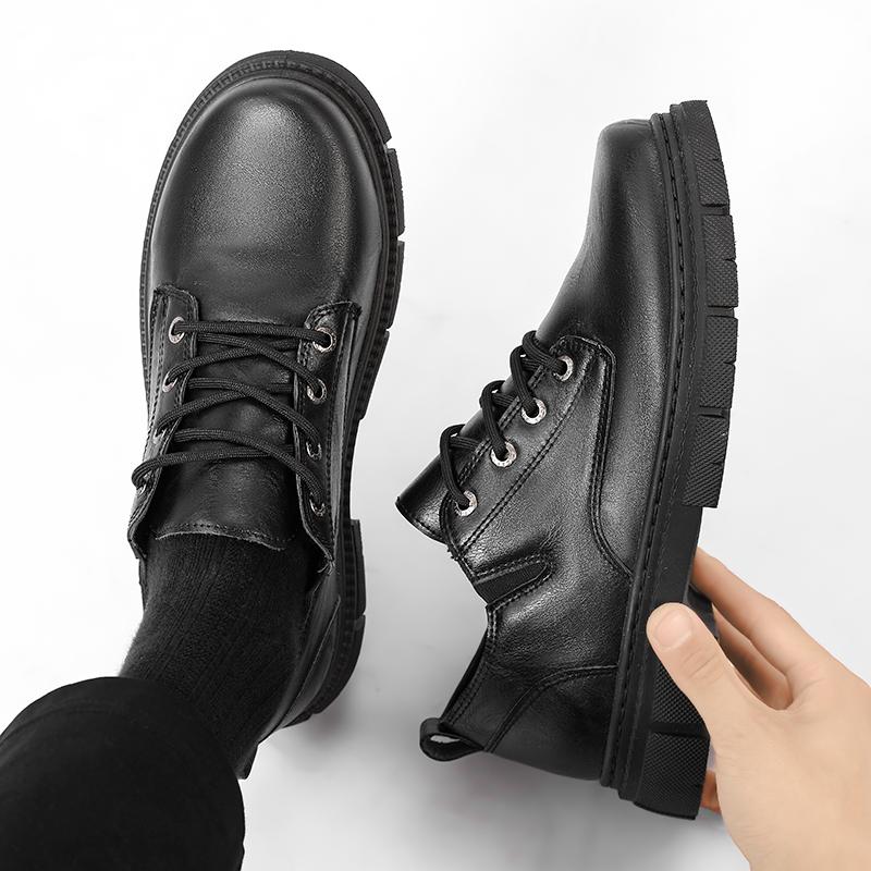 Брендовые летние мужские кожаные туфли — фото 4