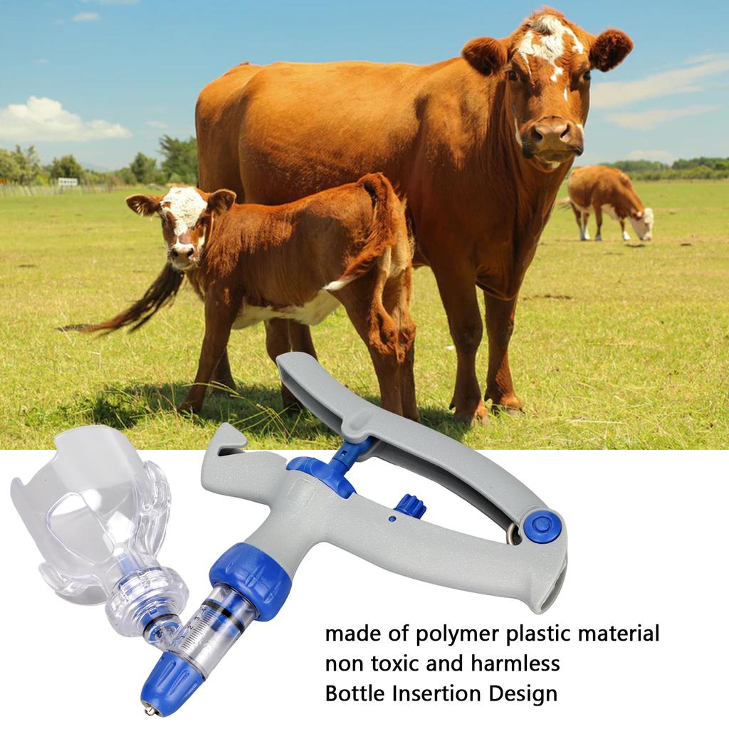 Buy Livestock Syringe Injector 5ml Continuous Adjustable Accurate ...