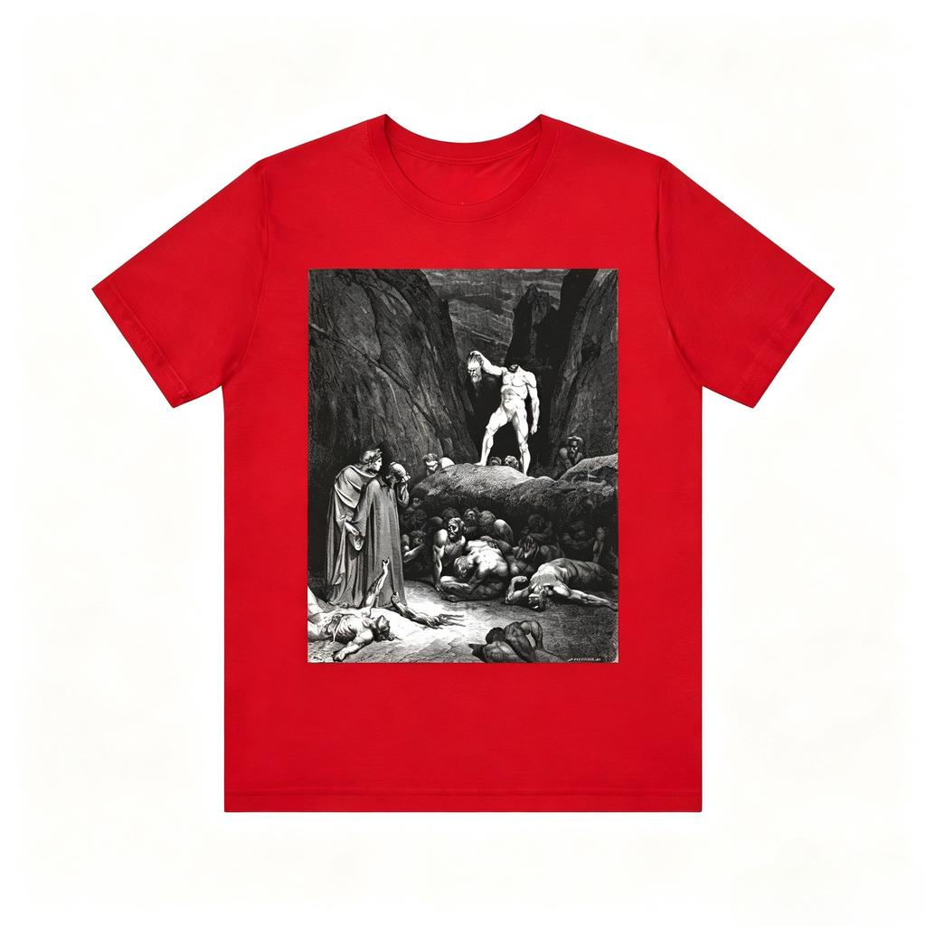 Dantes Hellshirt Berran De Bern Gustave Dore Tshirt Bookworm Tshirt Classic Literary Gothic Tshirt For Unisex And Unisex