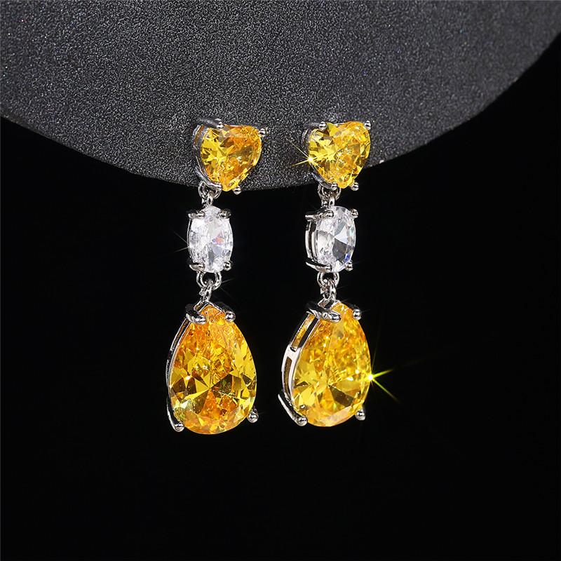 BELLA BOX Einfache elegante Tropfenohrringe für Frauen, Hochzeit, Liebe, Accessoires, ästhetische Dame, baumelnde Ohrringe, ausgefallenes Geschenk, Modeschmuck