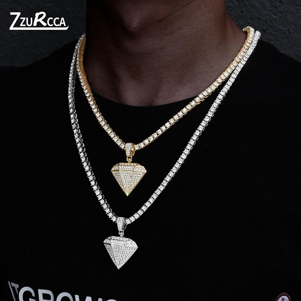 Bling Rhinestone Chain Necklace 