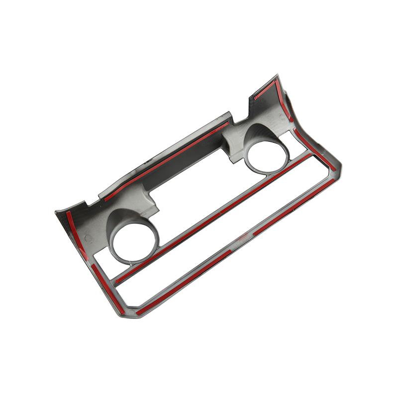 Zierblende für das Klimabedienfeld für Toyota Tacoma 2025 2025 ABS-Material Carbon-Optik Innenraum-Upgrade Autozubehör