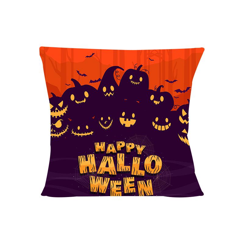 Copricuscino da divano zucca di Halloween nordico
