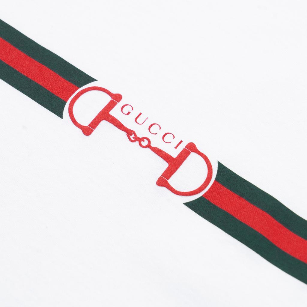 (WMNS) Gucci 26 Cotton Jersey with Print 'White' Women's 837959-XJHM5-9081