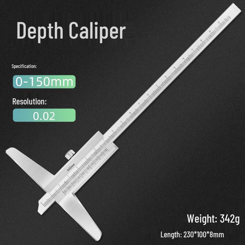 DITRON High Precision Waterproof Depth Caliper 0-150 мм