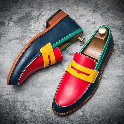 Mode Mode Herrenschuhe 2024 Neue Herren Mokassins Bequeme Slipper Fahrschuhe Mode Herren Freizeitschuhe Farbe Party Kleiderschuhe