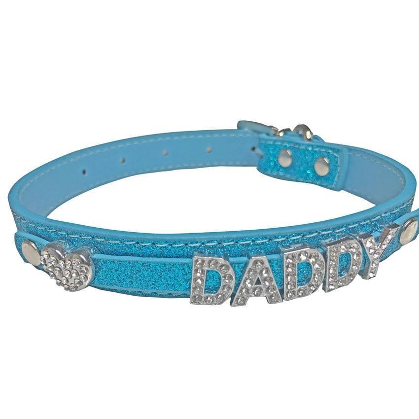 Rhinestone Daddy Collar Ddlg Littles Accessories Collars & Leashes