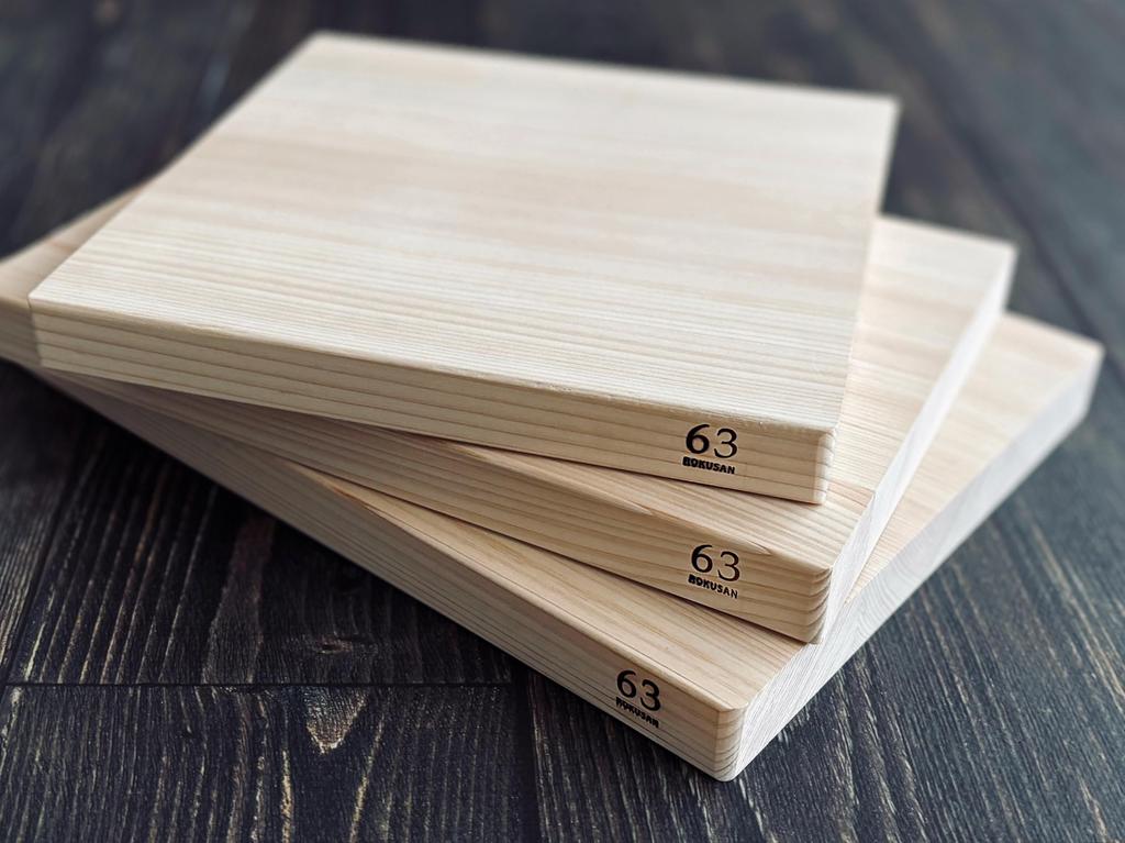 Nankai Tsusho Rokusan Hinoki Cutting Board, Natural, Rectangular, Small, 0750-002