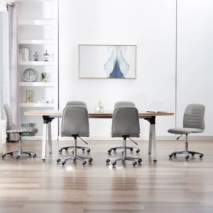 VidaXL 6x Chaises de Salle à Manger Chaises Pivotante à Dîner Sièges de Cuisine Repas Meubles de Cuisine Maison 3056540