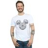 Disney Mens Mickey Mouse Head Of Eyes T-Shirt