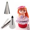 Dolls Dress Korean Bobbi Ruffle Icing Piping Tips Stainless (7 Pcs Lot)