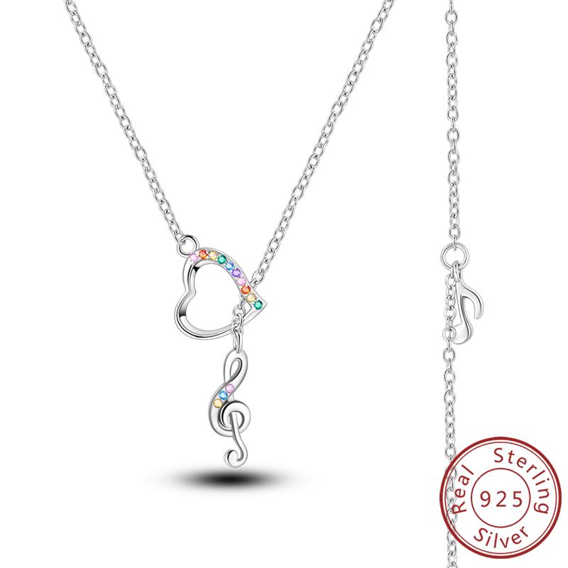 New Copper Necklaces Tulip Heart Sun Star Moon Bow Zircon Pendant Necklace For Women Fashion Jewelry Making Gifts