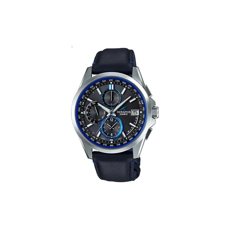 Casio OCEANUS series - disc multi-function pointer classic Poseidon belt photo-kinetic energy wave sapphire mirror solar movement OCW-T2600L-1AJF