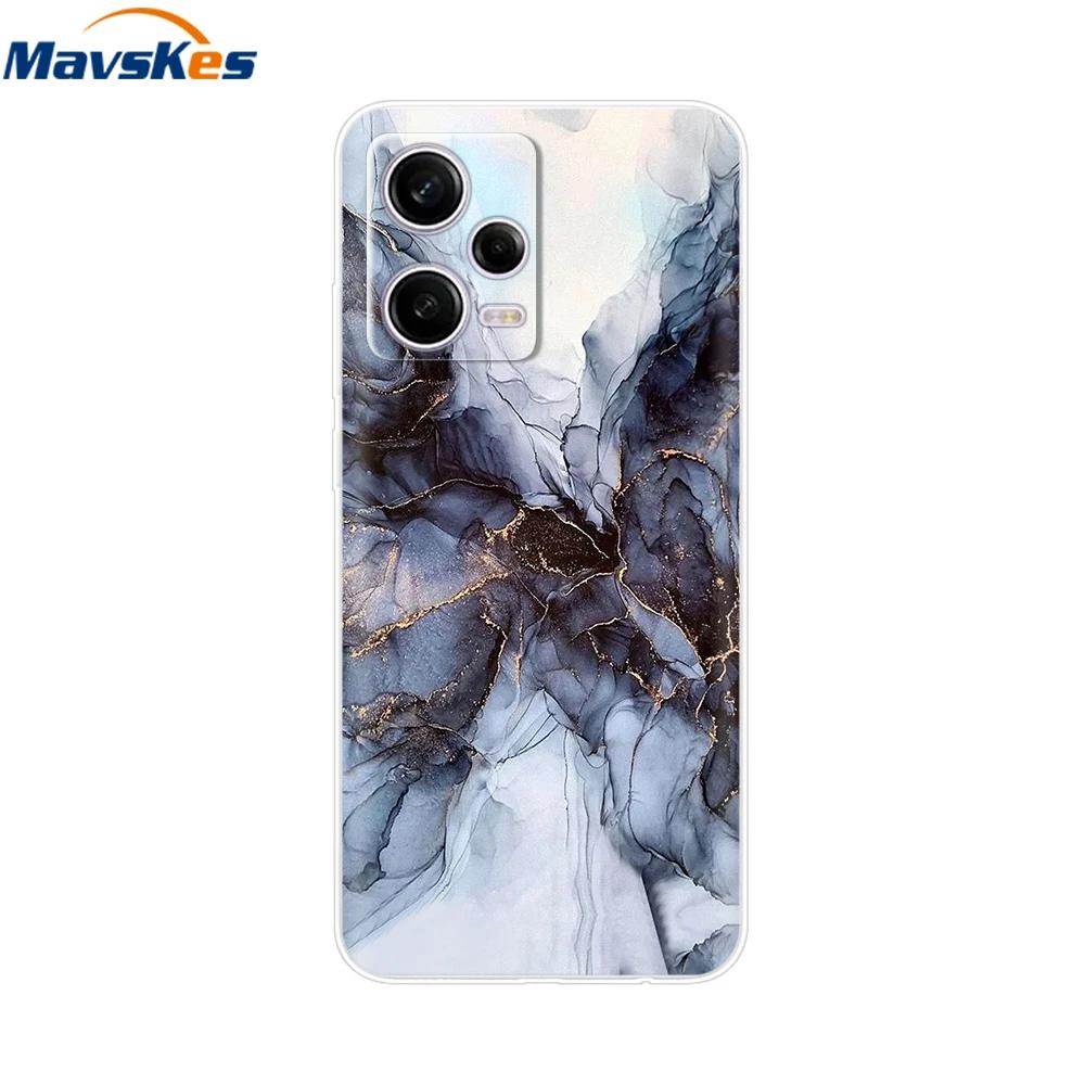 For Redmi Note 12 Pro Case Note12 Pro Cover Printed Silicone Phone Cover for Coque Xiaomi Redmi Note 12 Pro 5G Phone Case Funda