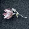 Elegant Magnolia Flower Brooch Chinese Style Luxury Sense Brooch  Cheongsam Accessories