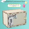 DIY Science & Tech Innovation Kit: Mechanical Password Box for Boys - Handmade Experimental Tool