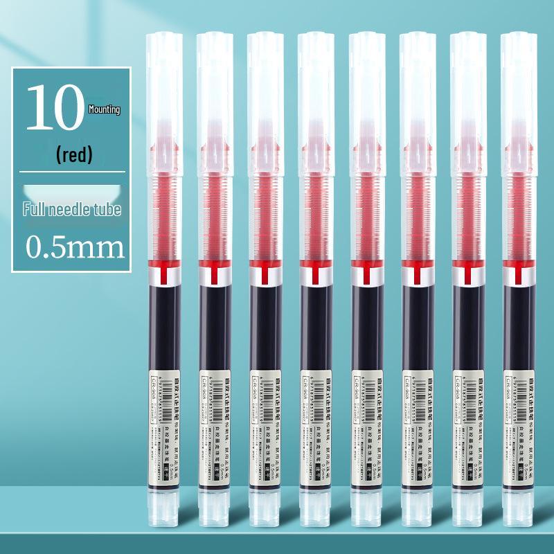 

Quick-Dry Liquid Ink Rollerball Pen 0.5mm Needle Tip – Large Capacity, Ideal for Students and Office Signatures 0.5mm