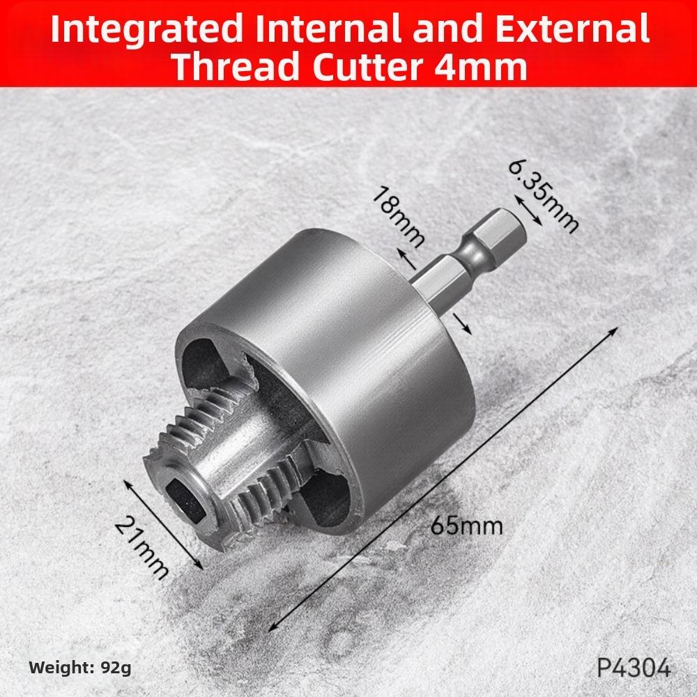 

Gifts 4/6 Points Pvc Pipe Threaders Multifunction Durable Internal and External Thread Opener Pipe Tool Waterpipe Tapping Tool