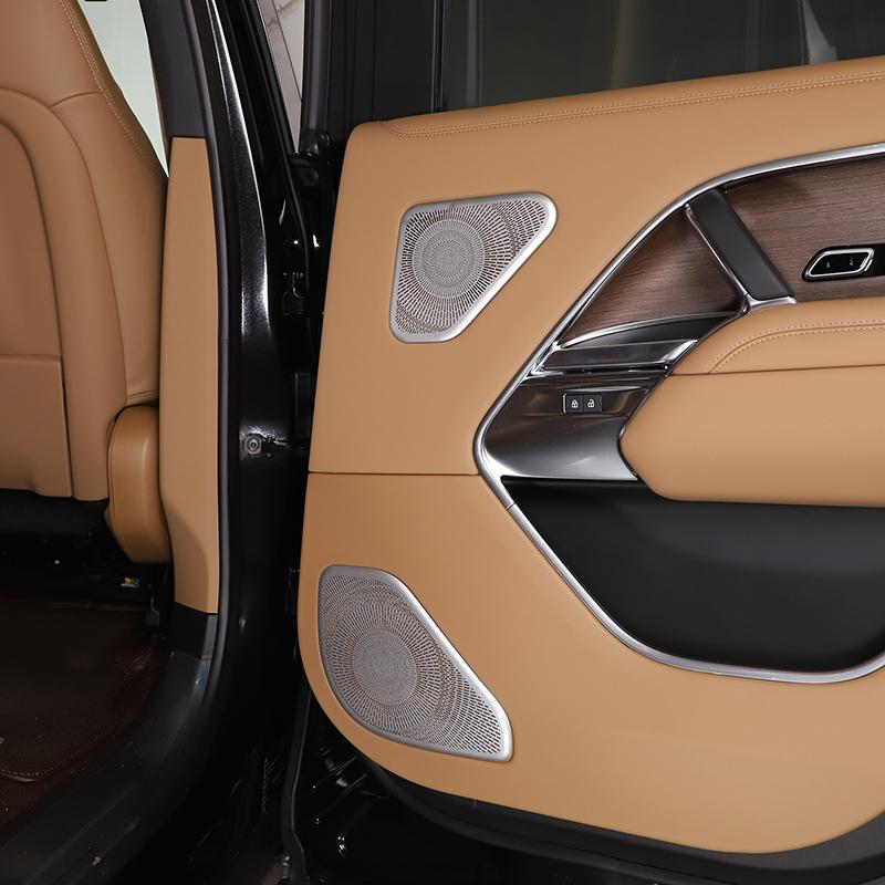 For Land Rover Range Rover Vogue L460 2025 Stainless Steel Car Door Speaker Network Cover Decoration Stickers Car Accessories