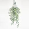 Green Hanging Artificial Plant Eucalyptus Vine Leaves Home Garden Room Decor Fake Plants Grass Wedding Party Wall Decora