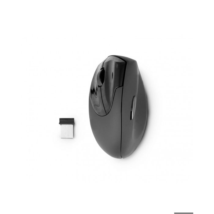 Souris Sans Fil - URBAN FACTORY - EML20UF-V2 - Ergonomique - Pour Gaucher - Noir