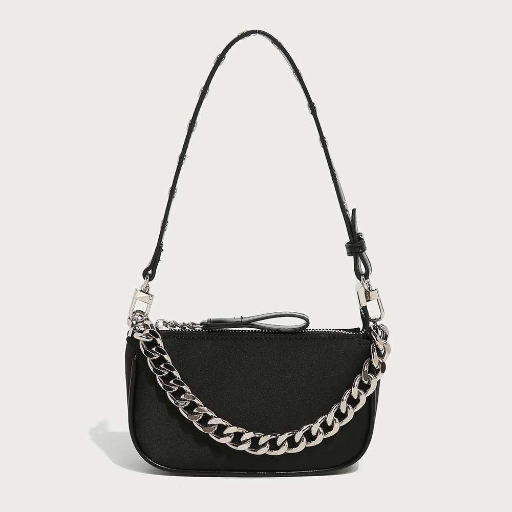 

Новая сумка, высокого класса, изысканная маленькая сумка, модная нишевая женская цепочка, сумка на одно плечо подмышкой, женская сумка, универсальная