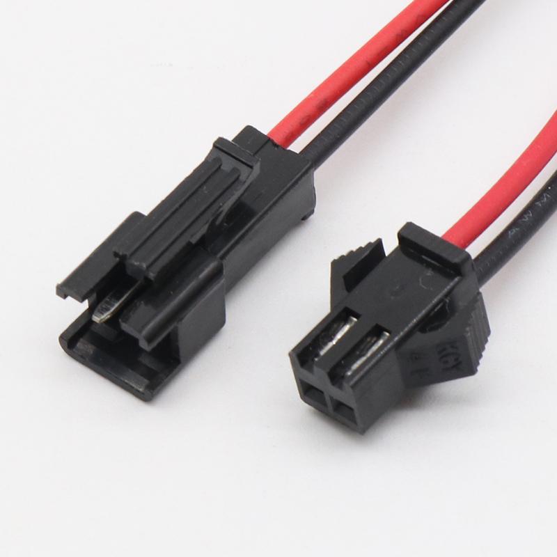 10 Pairs 15cm Long JST SM 2 Pin Plug Socket Male To Female Connector Wire LED Strip Light Connector Adapter Cable For Tape Light