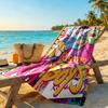 Saja Boys Customized Name Beach Towel Soft Durable Quick-Dry Suitable for Sports Travel Swimming Yoga Bathroom Beach And Pool