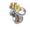 Zhaiwanjia Kitchen Cabinet Double-Layer Pull-Out Storage Rack