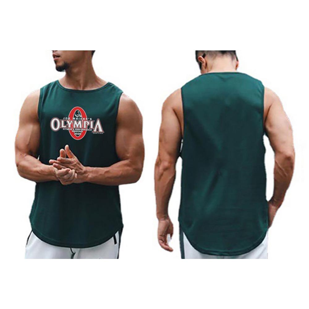 Mens Bodybuilding Gym Tank Tops Summer Fitness Clothing Mesh Quick Dry Loose Fit Sleeveless T Shirts