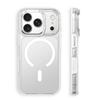 Original Clear Magnetic Case For iPhone 17 Air 17 16 17Pro Max Alloy Lens For Magsafe Wireless Charging With Touch Camera Button