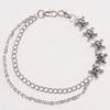 Gothic Skull Belt Chain Metal Hip Hop Double Layer Waist Accessory For Men Women