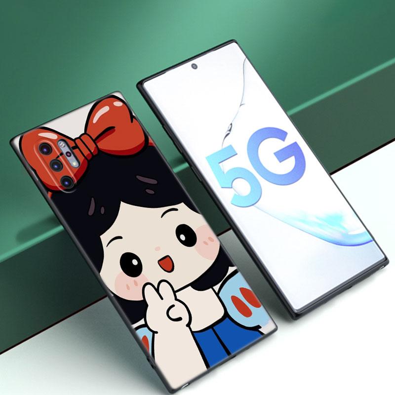 Cute S-Snow White Phone Case For Samsung M30 M31 S Note 10 20 M04 M13 M32 M14 M23 M33 M34 M42 M52 M53 M54 5G M11 M12 M21 M22 M51